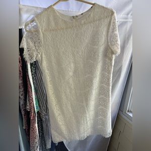 XS White Lace Dress